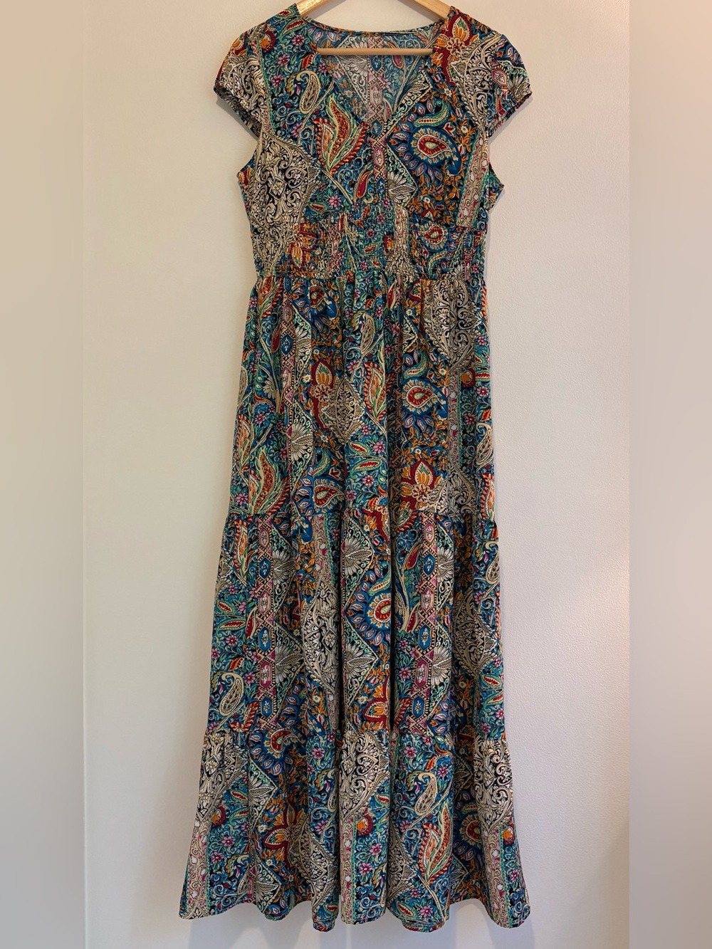 Cupshe Multicolor Paisley Maxi Dress